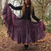 The TwoSisters Plus Size|Zijden Rokken-Zijden Gypsy Rok 220
