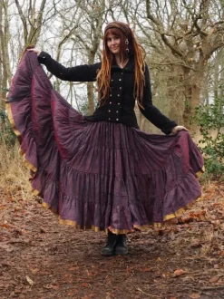 The TwoSisters Plus Size|Zijden Rokken-Zijden Gypsy Rok 220