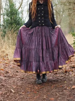 The TwoSisters Plus Size|Zijden Rokken-Zijden Gypsy Rok 220