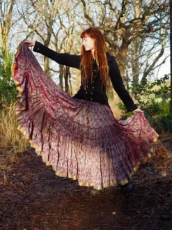 The TwoSisters Plus Size|Zijden Rokken-Zijden Gypsy Rok 73