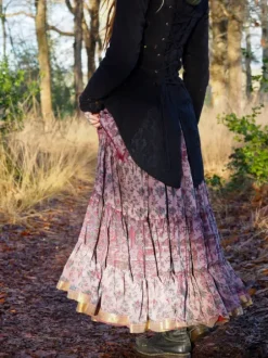 The TwoSisters Plus Size|Zijden Rokken-Zijden Gypsy Rok 73