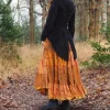 The TwoSisters Plus Size|Zijden Rokken-Zijden Gypsy Rok 271