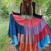 The TwoSisters Plus Size|Zijden Rokken-Zijden Gypsy Rok 341