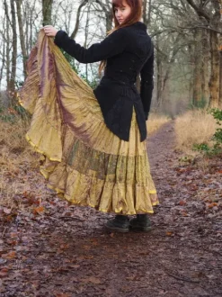 The TwoSisters Plus Size|Zijden Rokken-Zijden Gypsy Rok 274