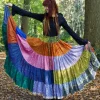 The TwoSisters Plus Size|Zijden Rokken-Zijden Gypsy Rok 428