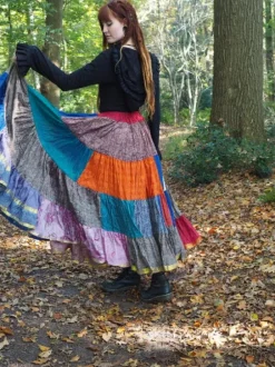 The TwoSisters Plus Size|Zijden Rokken-Zijden Gypsy Rok 411