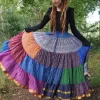 The TwoSisters Zijden Rokken|Plus Size-Zijden Gypsy Rok 451