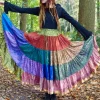 The TwoSisters Plus Size|Zijden Rokken-Zijden Gypsy Rok 426