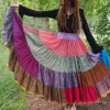 The TwoSisters Plus Size|Zijden Rokken-Zijden Gypsy Rok 344