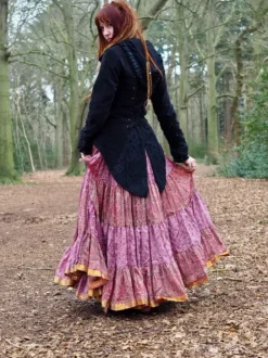 The TwoSisters Plus Size|Zijden Rokken-Zijden Gypsy Rok 15