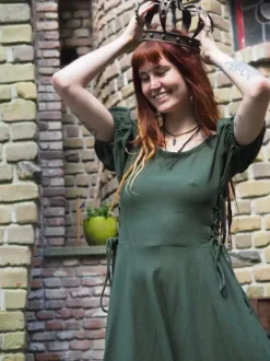 The TwoSisters Plus Size|Plus Size-Zomer Berkana Jurk Groen