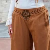 The TwoSisters Nomad Chic Collectie|Broeken-Zora Broek Terracotta